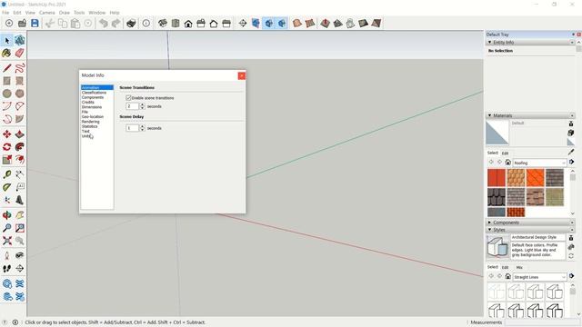 [PART 2] Sketchup 2021 Basic Settings Essential Training For Beginner