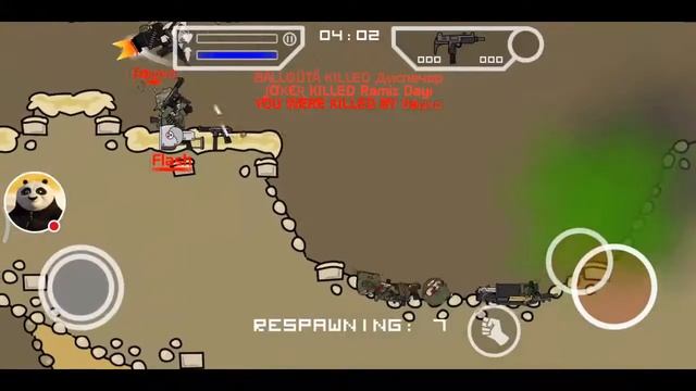 Стрим игры "Mini Militia". смотреть онлайн