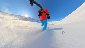 Спуск. Фрирайд. Камчатка. Вулкан