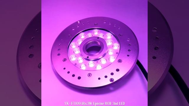 YK-FT109 18x3W 54W RGB Color Change LED Fountain Light смотреть онлайн