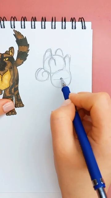 рисую собачку #shorts #простыерисунки #рисуюсобаку