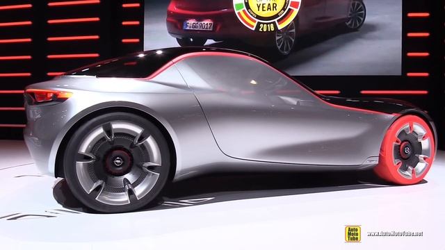 Opel GT Concept - Exterior and Interior Walkaround - 2016 Geneva Motor Show смотреть онлайн