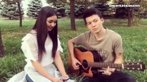 Альбина Шардарова - Ақсұңқар - Аяулым - Құрмаш Маханов на гитаре (cover)