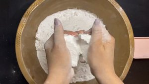 Asmr- satisfying - baking soda- 3 videos