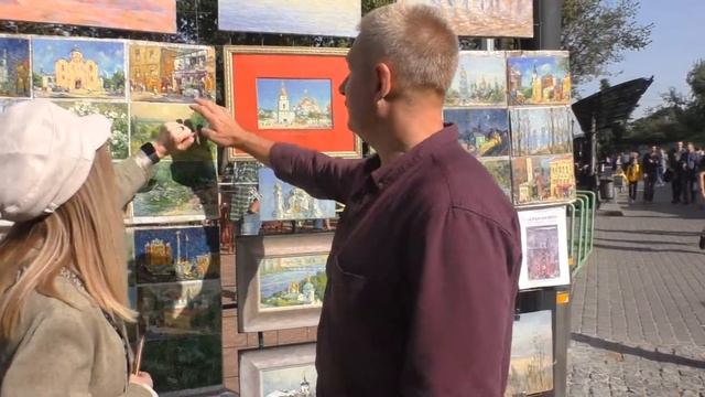 В День Художника на алее Художников смотреть онлайн