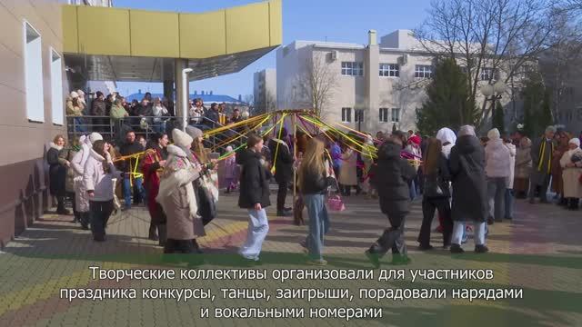 В НИУ «БелГУ» масленичными гуляниями проводили зиму