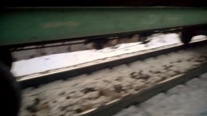 Грузовой поезд остановился на перегоне