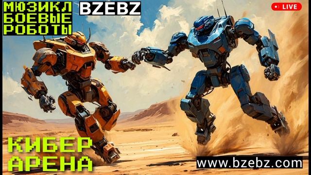 Трек "Кибер арена" - мюзикл "Боевые роботы 2025" - BZEBZ - Дабстеп радио