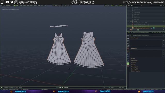 Marvelous Designer to #Blender 2.8 retopology workflow tutorial смотреть онлайн