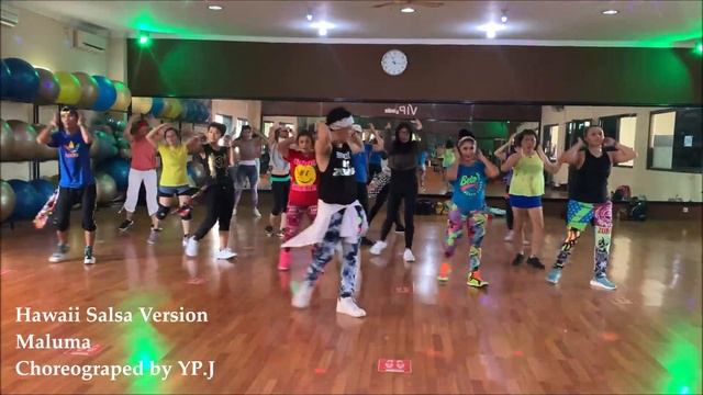 HAWAII SALSA VERSION - MALUMA | ZUMBA | SALSA | CHOREOGRAPHED BY YP.J смотреть онлайн