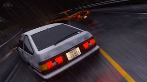 【頭文字Dリメイク】Initial D AE86 vs S14 in Blender 【Initial D × Blender】