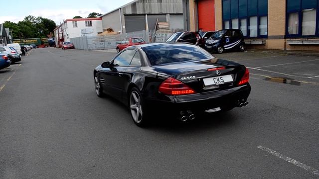 R230 SL500 CKS Sport Exhaust Rear Silencers