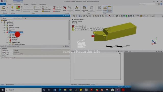 Thermal Analysis of single point cutting tool. #ansys #Fea