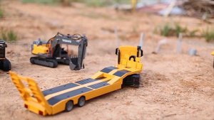 Excavator Huina Vs Volvo / Unbox RC Constrution Toy