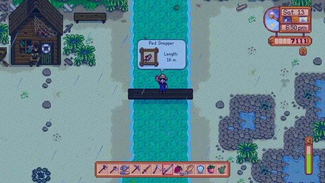 Stardew Valley catch a Red Snapper смотреть онлайн
