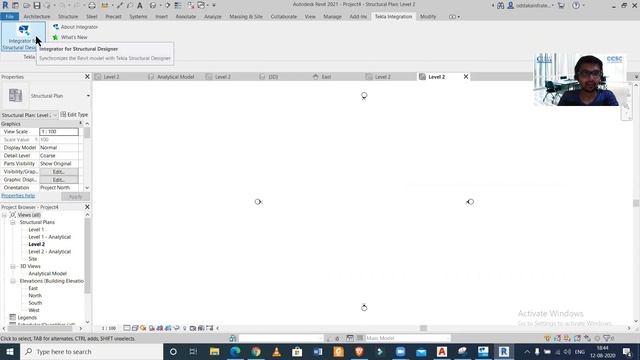 Tekla Structural Designer model import to Revit Structures || Open Tekla model to Revit || TSD смотреть онлайн