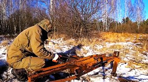 Нашёл мощный металл! Забираю всё что оставил. Коп металлолома.