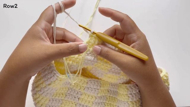 Crochet Checkered Bag Tutorial | KJ Korn