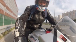 Как работает Launch Control на новейшем спортбайке Aprilia RSV4 RF - система динамического старта