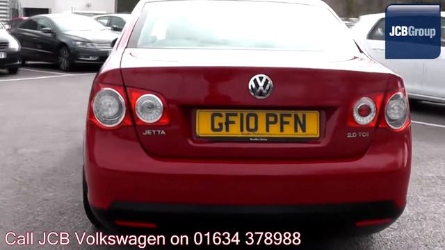 2010  Volkswagen Jetta  Sport  2l Salsa Red GF10PFN for sale at JCB VW Medway смотреть онлайн