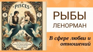 Карта Рыбы Ленорман любовь и отношения. Смотреть со звуком 🎶 Плюсы и минусы таких отношений