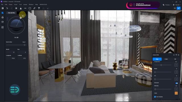 D5 RENDER REALISTIC RENDER TUTORIAL #1 INTERIOR APARTEMENT ( FULL FREE ) смотреть онлайн