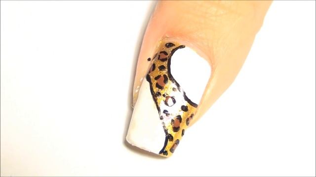 Leopard & Zebra nail art смотреть онлайн