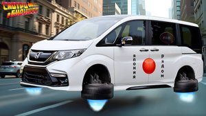 Летающий Honda Stepwagon из Японии: твой авто из будущего уже здесь! 🚀