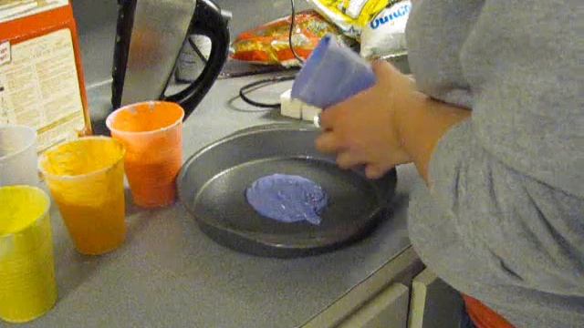 How to bake a rainbow cake