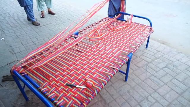 An Easy Way To Weaving a Foldable Cot With Amazing Skills