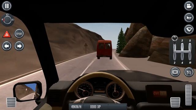 Playing Driving School 2016 in Real Mode Cluch from Interior Cabin Camera смотреть онлайн