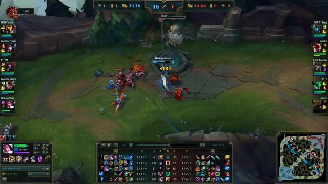 SKT T1 Faker FIORA Top vs Tahm Kench - Patch 6.1 KR | League of Legends смотреть онлайн