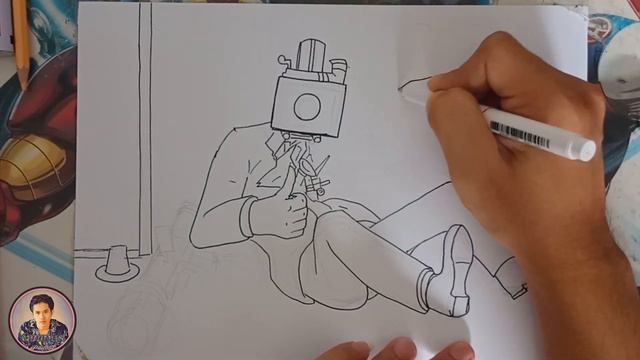 How to draw Big Cameraman brokek in skibidi toilet 68 part 2 смотреть онлайн