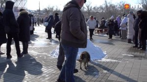 Жители Элисты вышли на праздничные гуляния в честь Цаган Сара и Масленицы