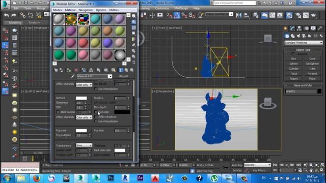 3 - vray material (Refraction) in vray 3.2 смотреть онлайн