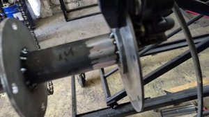 Постройка самодельного мотоцикла с двигателем от мотоблока,ч4,1