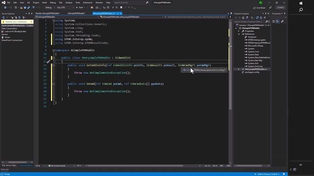 SOLIDWORKS PDM API: How to Write C# Add-ins [Course Free Preview]