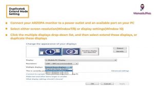 ARZOPA S1 Portable Monitor User Guide: How to Connect and Use