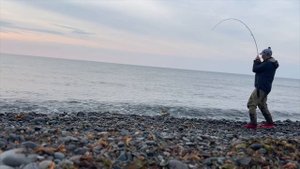 Кунджа и Таймень .Рыбалка в море ,май 2024