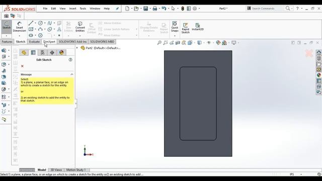 Solidworks tutorial: How to make door in Solidworks смотреть онлайн