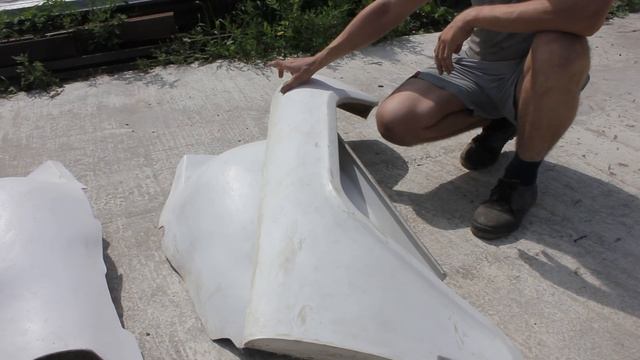 Крылья уаз 469 из стеклопластика + тест кувалдой смотреть онлайн