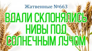 ПВ_4k №663 Вдали склонялись нивы под солнечным лучом