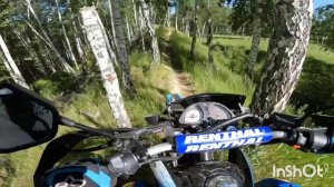 Покатуха на эндуро трассе! Регул мото! Рейсер пантера!