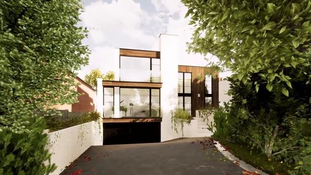 Twinmotion 2020- 3D Visualization Walk through. Newbuild UK. Adapt Architecture. Archicad 23 Model