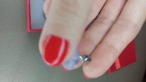 серьги и подвеска цепь камни аметист