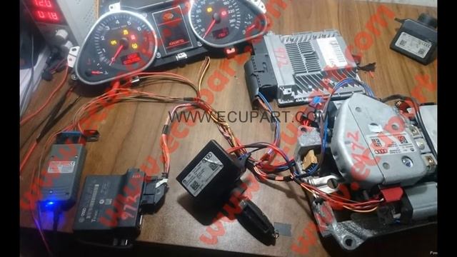 Audi A6L steering lock steering column J518 computer motor  Audi A6L Q7 Touareg J518