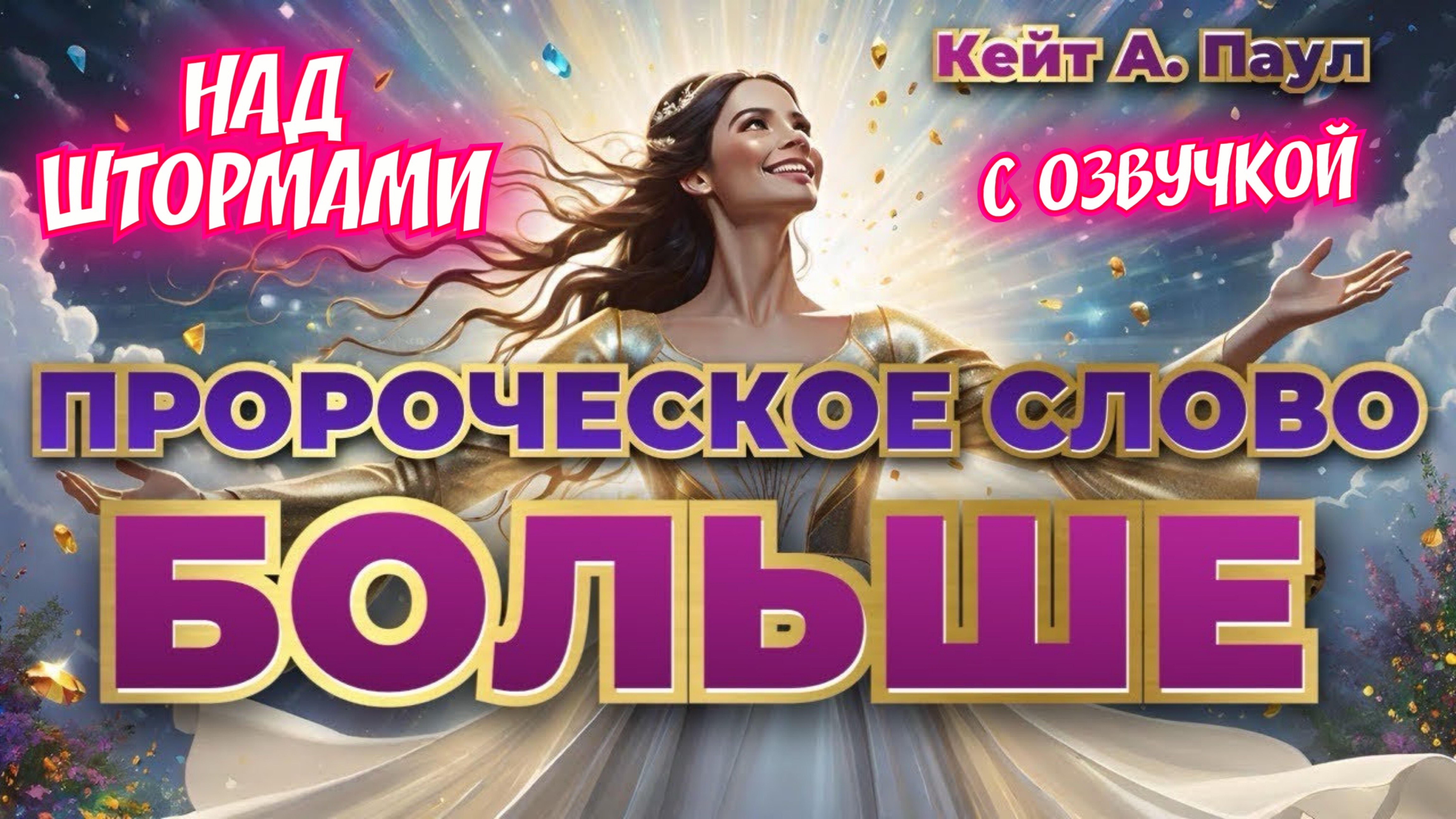 ПРОРОЧЕСКОЕ СЛОВО
«БОЛЬШЕ». НАД ШТОРМАМИ. С озвучкой.
Кейт А. Паул
