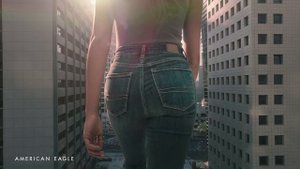 【Giantess 巨大娘 / 女巨人】American Eagle Ad (4K Remaster)