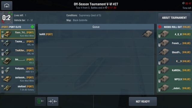 World of Tanks Blitz: PORT vs. V4LUE (2018-05-12) смотреть онлайн