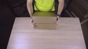 Быстрая сборка простой картонной коробки с четырьмя клапанами